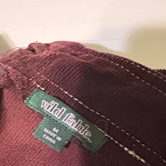 Wild Fable Dark Red Corduroy Jumpsuit - Picture 6 of 7